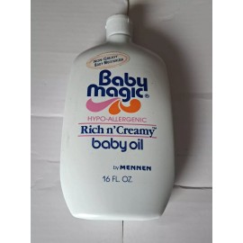 Baby Magic by Mennen Vtg Baby Magic Baby Oil Rich And Creamy Mennen Corp 1987 Vintage