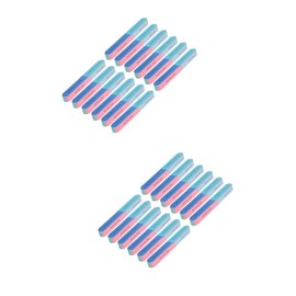 Healeved 24pcs Sided Nail Buffer Blocks for Polishing Fingernails Toenails Steps Nail File for Washable for Women