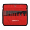 WORKPRO 10-Piece Pro Spade Drill Bit Set- Black Coating, Premium