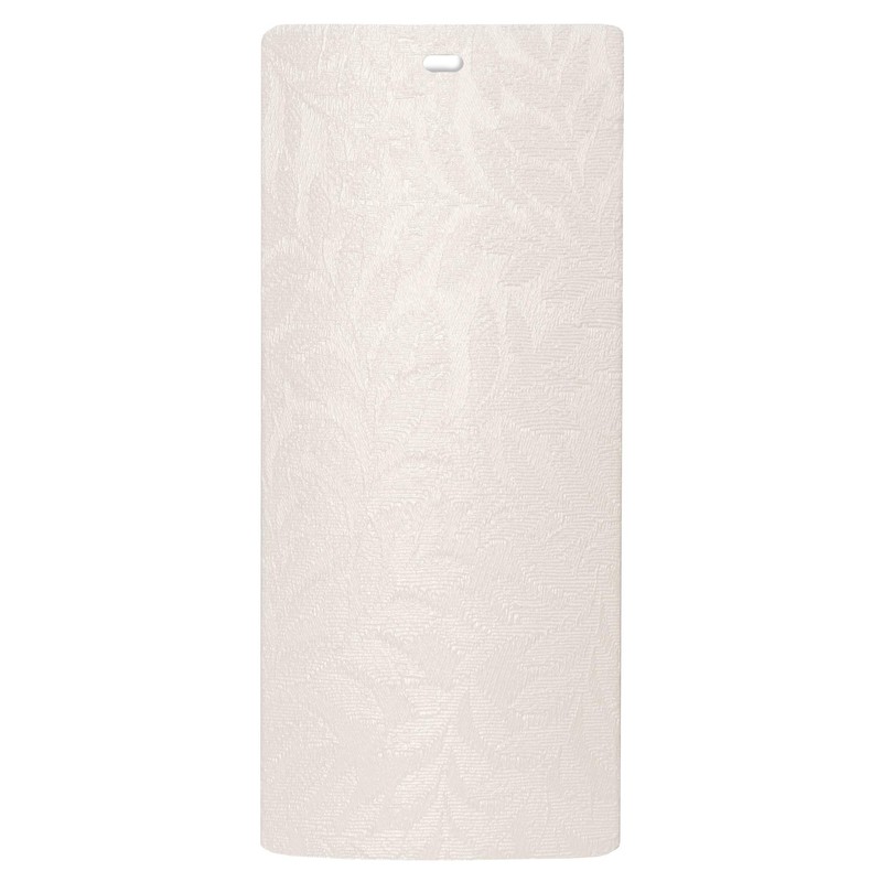 DALIX Rainforest Ivory Vertical Blind Texture Slats Window Size 46.5