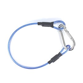 Waist Tape Holder Lanyard for Gaffers Tape Steel Carabiner Clip Hanging Rope for Photography Film Stage Television Production Carrying Tool (Blue)