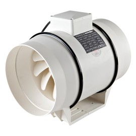 LEOKV 8 Inch Exhaust fan Pipeline booster fan Inline duct fan 740 CFM Duct High Efficiency Air Fan for Duct Vent Bathroom, Kitchen, Grow Tent,Hydroponics,3D Printer,The wind is very strong.