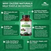 Zazzee Naturals Zazzee Organic Milk Thistle Extract 20,000 mg Strength,
