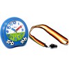 Atlanta 1719/5 EM Football Alarm Clock + Whistle for Children