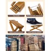 Guitar Stool Foot Rest, Adjustable Foot Stool Folded Wooden Pedal,Pedicure