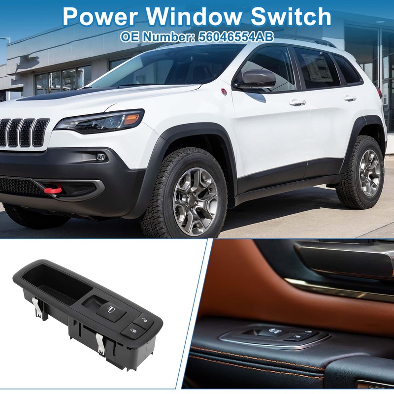 A ABSOPRO Chrysler 200 Electric Window Switch No.56046554AB for Jeep