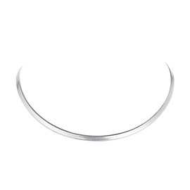 FindChic Women's Choker Snake Chain Necklace 32 cm 38 cm 46 cm Choker Necklace in Silver Gold-Plated Rose, Gold, Black Jewellery Box for Mum, Girlfriend, Model, Stainless Steel