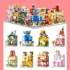 Street View City Cafe Building Kit, 167PCS Coffee Shop Modular