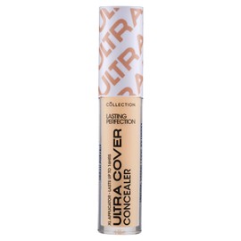 Collection Cosmetics Lasting Perfection Ultra Cover Concealer, Up to 16hr Wear, XL Applicator, Praline, 5.5ml