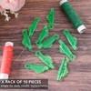 10Pcs Automatic Needle Threader Fish Mouth Sewing Machine Needle Threader