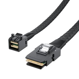 ipolex SFF-8643 to SFF-8087 Internal Mini SAS HD Cable, 100-Ohm, 0.8-m(2.6ft)