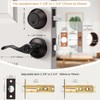 Probrico Door Lock Set with Deadbolt Oil Rubbed Bronze, Keyed