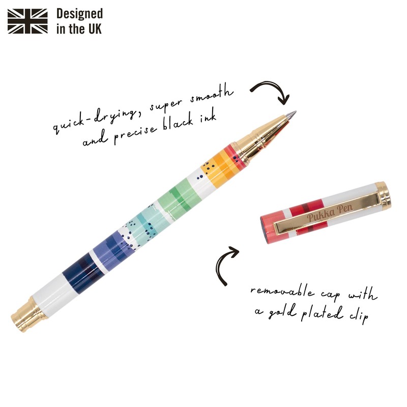 Pukka Pad, Pukka Pen Metal with Refillable Gel Ink -