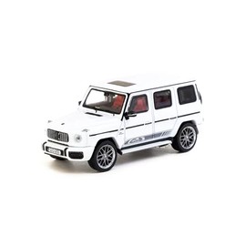 G 63 "Edition 55" White Road64 Series 1/64 Diecast Model Car by Tarmac Works T64R-040-WH