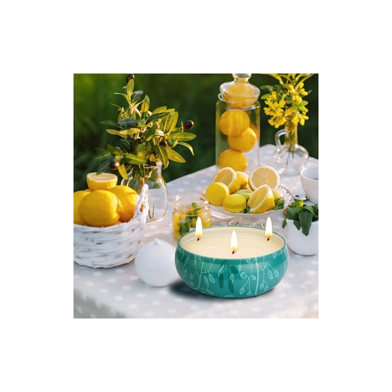 KIYTARBOO Citronella Candles - 3 Pack Large Outdoor Candles