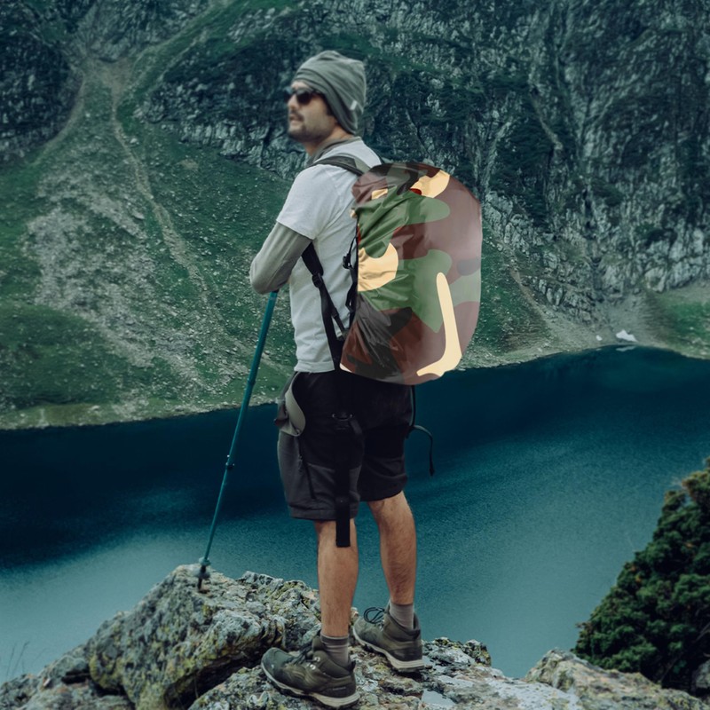 Alephnull Waterproof Backpack Cover Backpack Rain Cover 30L-100L for Travel,