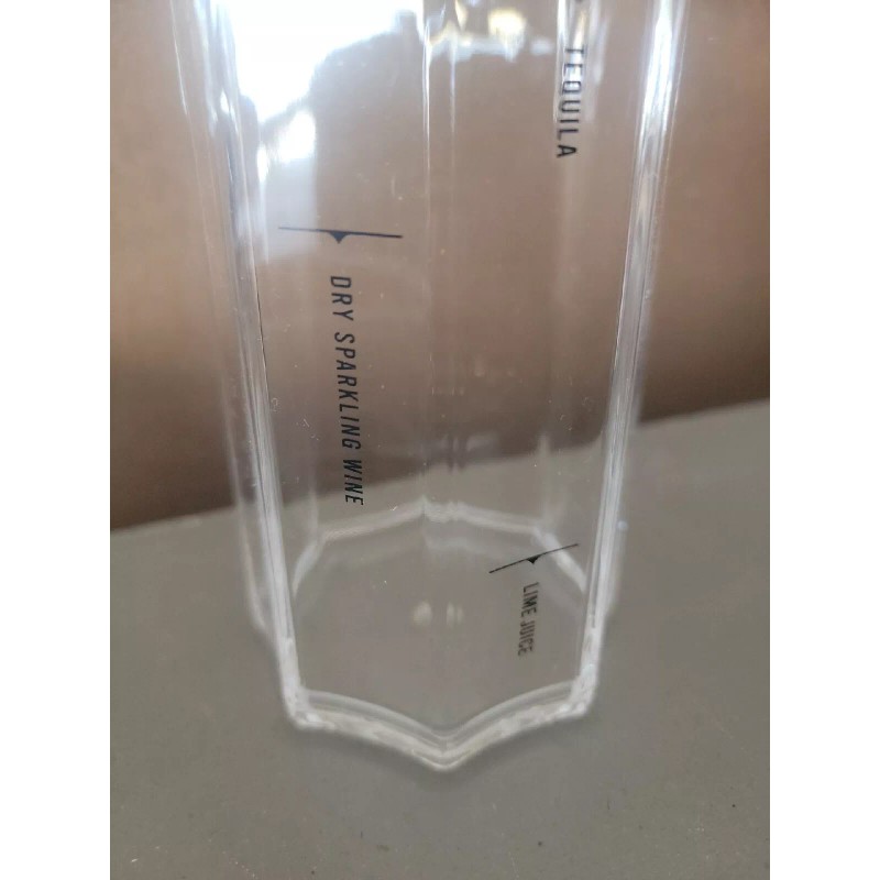 St. Germain ST GERMAIN Acrylic Cocktail Carafe w' Recipe 11.75"