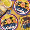 GUBOOM Fireman Sam Party Tableware, Fireman Sam Tableware Set, 73