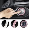 Bling Crystal Rhinestone Car Engine Start Decoration Ring