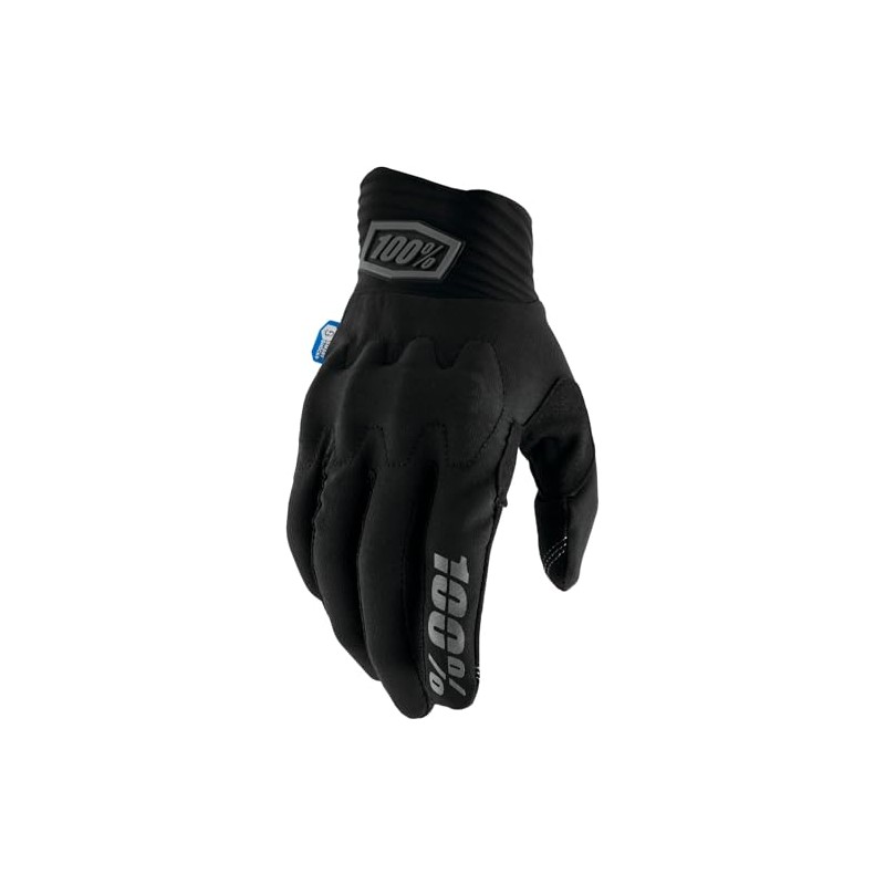 100%, Cognito SMART Shock Gloves, Adult, M, Black