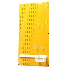 Wall Control Jewelry Organizer Wall Hanging Jewelry Holder Kit Wall Mounted Jewelry Organizer Kit in Yellow