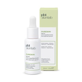 Pbt Skinlab Pureskin Serum – Sérum Facial Seborregulador, Tratamiento contra Imperfecciones con Niacinamida 5%, Ácido Azelaico 3% y Arbutina, Reduce Brillos y Manchas, Gotero 30ml