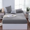 Oxford Homeware Grey Double Fitted Sheet – 30 Cm Extra