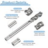 sourcing map Spiral Flute Thread Taps M7 x 1 H2