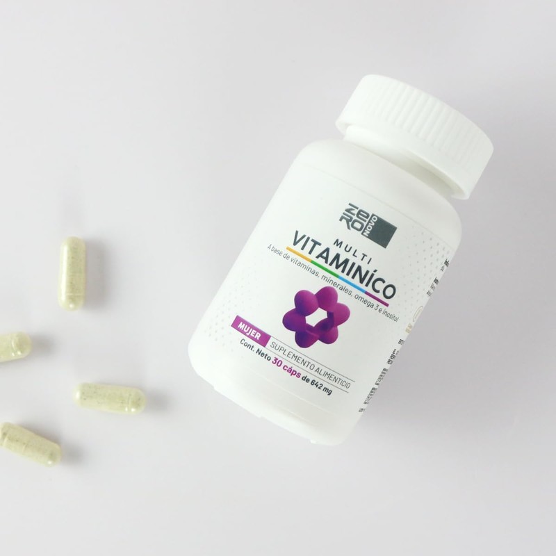 Multivitamínico para Mujer ZeroNovo® 30 caps con Omega3