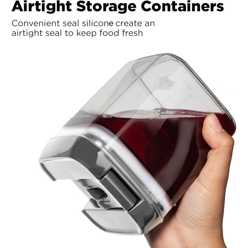 Shazo 9 PC Airtight Food Storage Containers - BPA Free
