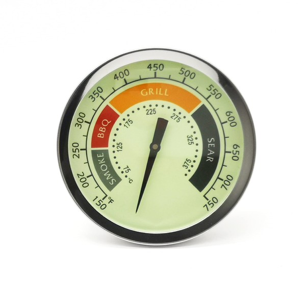 3 1/8” Accurate Luminous BBQ Thermometer Gauge for Oklahoma Joe’s