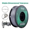 eSUN 3D 1.75mm Solid Silver PETG 3D Printer Filament 1KG