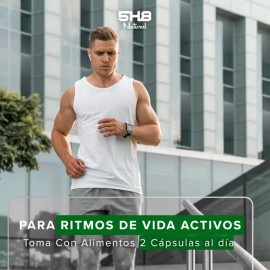 5h8 Suplemento De Guaraná 90 Cápsulas 450mg Té Verde Cafeína Sabor Sin sabor                                                                          