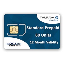 OSAT Thuraya Satellite Phone Standard SIM Card with 60 Units