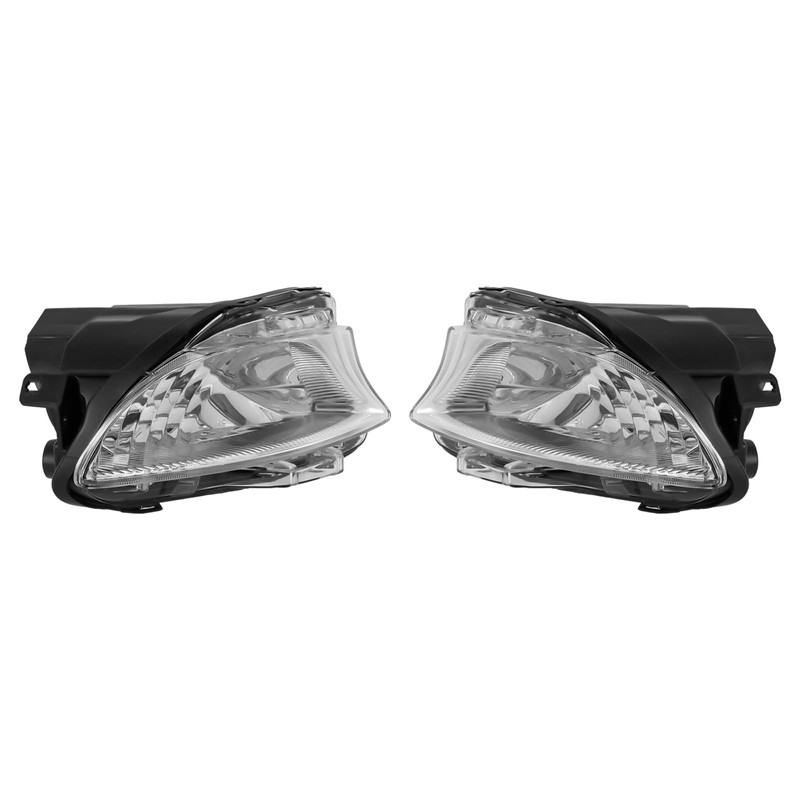 Fronimo Left+Right Clear Front Bumper Fog Light Lamp Compatible with