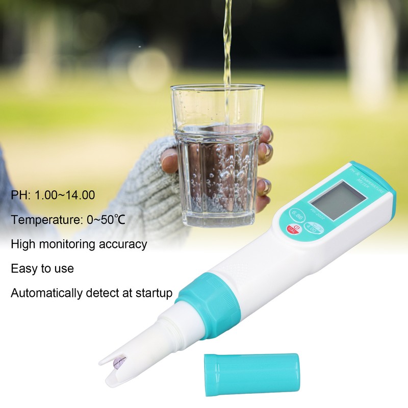 2 in 1 PH Meter ABS Pen Type Household PH