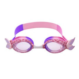 MOSSTYUS Kids Swimming Goggles Anti Fog No Leak Non Slip UV Protection Toddler Swim Goggles Eyewear Ages 3-12,Mermaid Purple