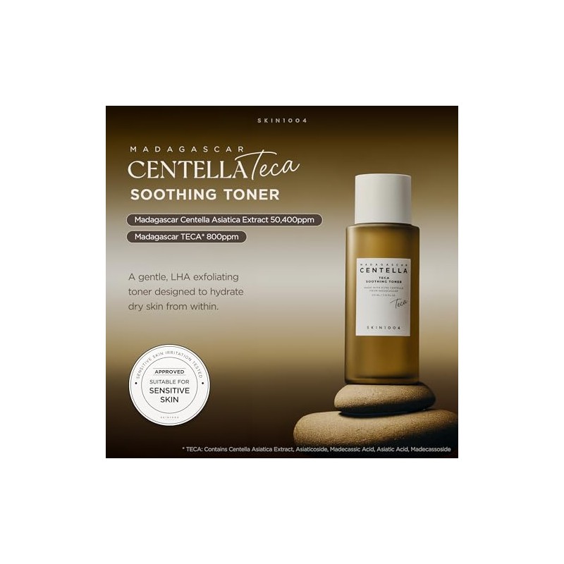 Skin1004 Madagascar Centella Teca Tónico Calmante, 210 ml