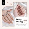 JEWHITENY Poly Nail Gel Set Clear Nude Brown Neutral Classic
