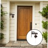 GRIRIW Iron Material Door Chime Charming Vintage Design Hanging Wall