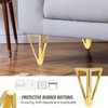 Opfiue 6 inch Heavy Duty Metal Furniture Sofa Legs, Sturdy