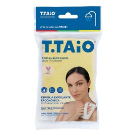 Esponja Exfoliante Rigida Corporal Para Baño Y Masaje T.taio