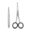 UMAHASS 4.5" Premium Nose Hair Scissors For Men, Nasal Hair