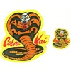 Unbranded SCREEN ACCURATE Karate Kid Cobra Kai Embr. Iron On