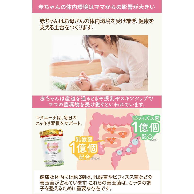 葉酸サプリ 妊活 【3000人出産実績助産師監修ｘ無添加国産】Monna