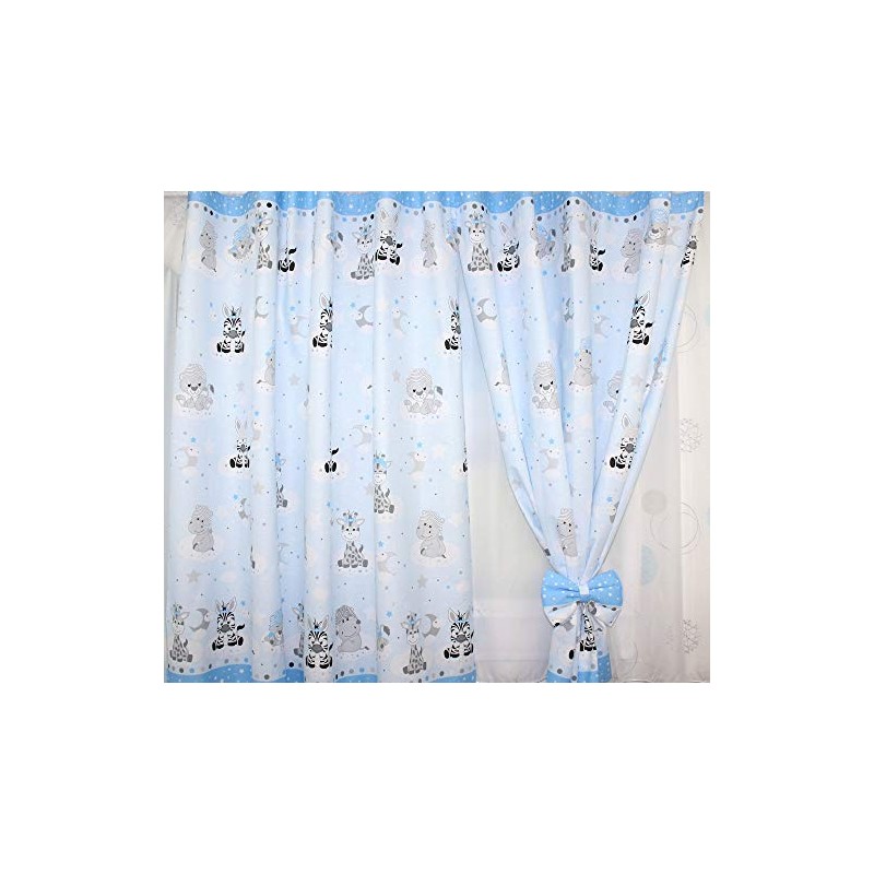 Primawela D19 Baby Nursery Curtains Baby Curtains Safari Owl Bear