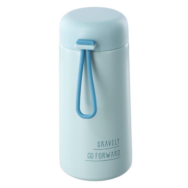 Stainless Steel Insulated Water Bottle, Mini Thermos Flask, Leak-Proof 270