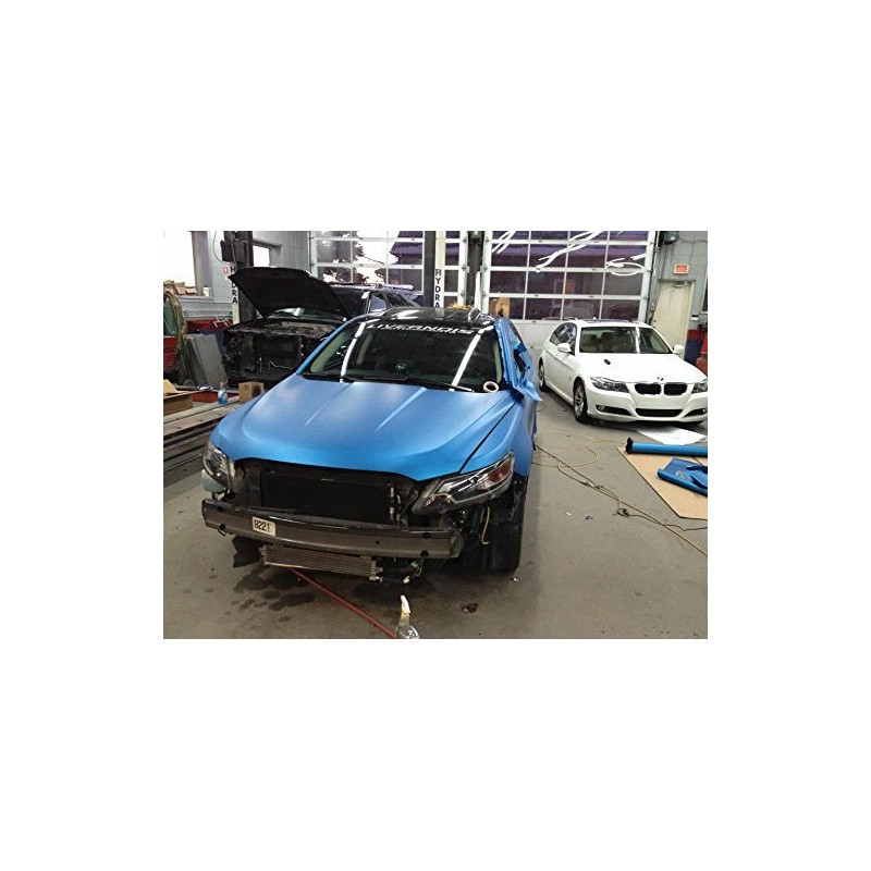 Matte Metallic Blue Vinyl Wrap Roll with VViViD XPO Air