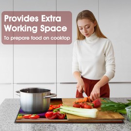 TYEMUI Electric Range Oven Top Cover, 28.5x20.5 inch Protect Covering Mat for Electric Range Stovetop, Colorful Range Surface Protector