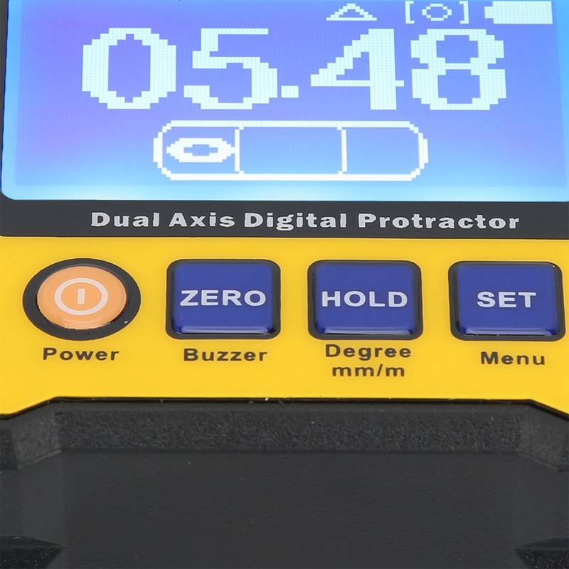 DXL360 Dual Axis Digital Protractor Electronic Inclinometer with Magnetic 100‑240V